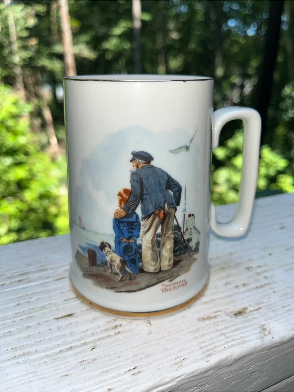 Norman Rockwell set nautical